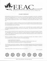 Newsletter Spring/Summer 2004